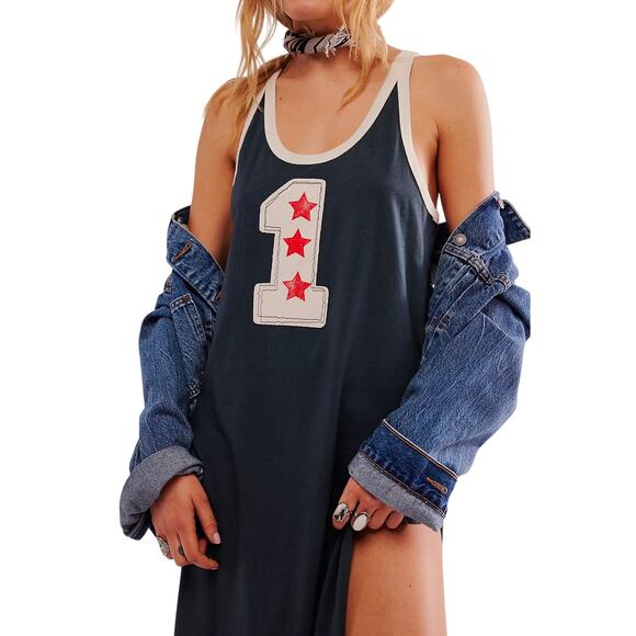 DAYDREAMER One Starry Maxi Muscle Tank Size M New w/o Tag MSRP $108 - Picture 3 of 10